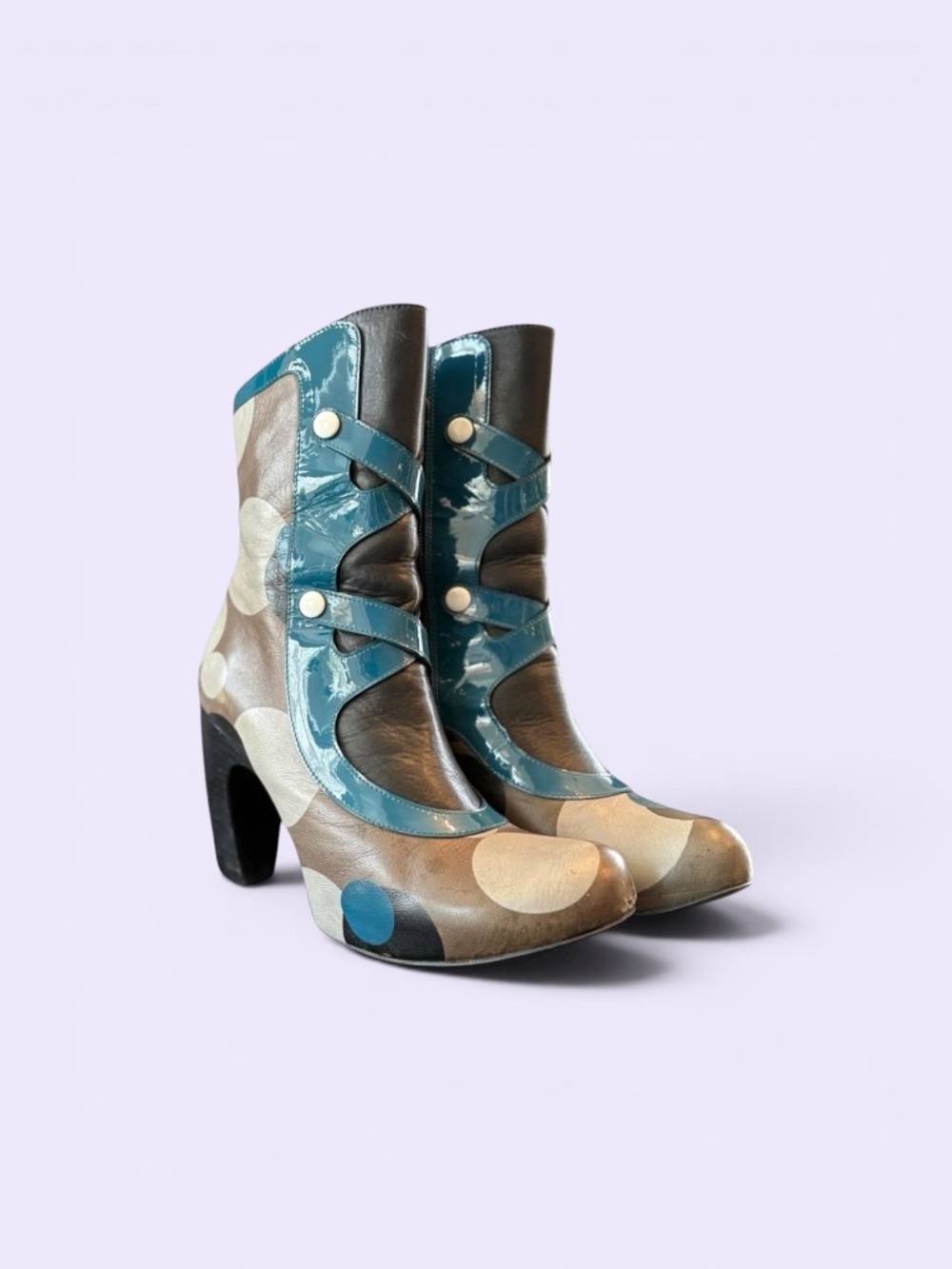 RARE John Fluevog Helena Mid-Calf Boots (Views Family) with Box – Size 6